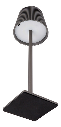 Mesa Led Inalámbrica Gris, Táctil, Portátil, Recargable, 3