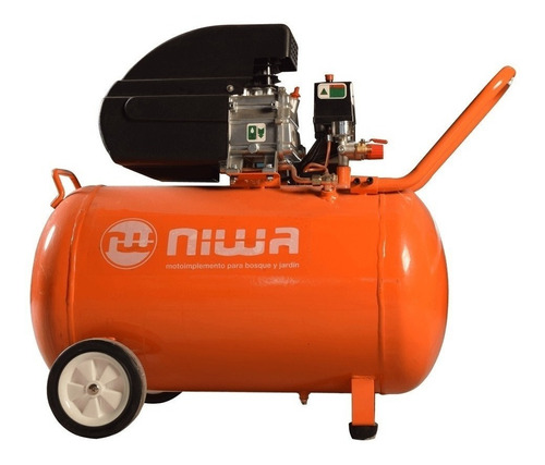 Compresor de aire eléctrico Niwa ANW-2.5/100 monofásico 100L 2.5hp 220V 50Hz naranja