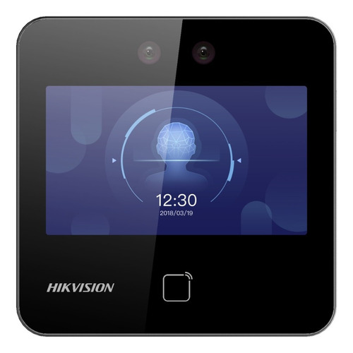Intercomunicador de vídeo/control de acceso Hikvison DS-K1T343MWx, color negro
