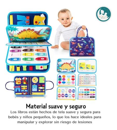 Libro Educativo Actividades Sensoriales Montessori Niños