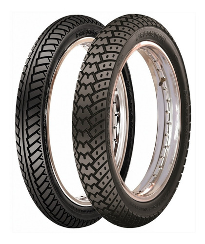 Par Pneu Moto Cg 125 Ybr Maggion 90/90-18 + 275-18 Predator