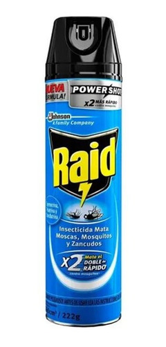 Raid Mata Moscas Mosquitos Y Zancudos (sin Olor)  360cc