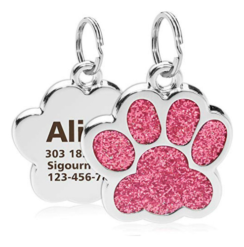 Placa Identificacion Mascotas Personalizada Incluye Grabado 