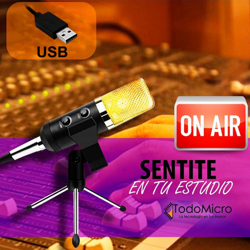 Micrófono Condensador Bm800e+ Cardioide Usb Xlr