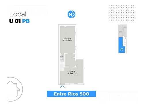 Imagen 2 de 9 de Local Entre Ríos 500 - Centro