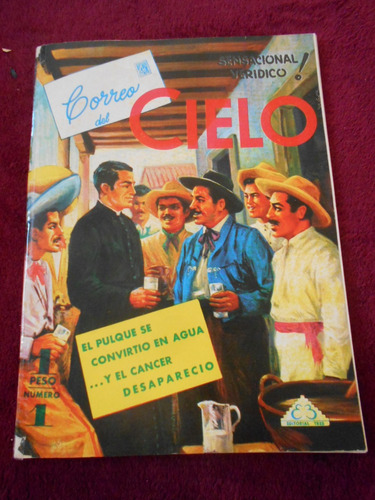 Correo Cielo #1 Revista Antigua Comic Historieta Pulque 60s