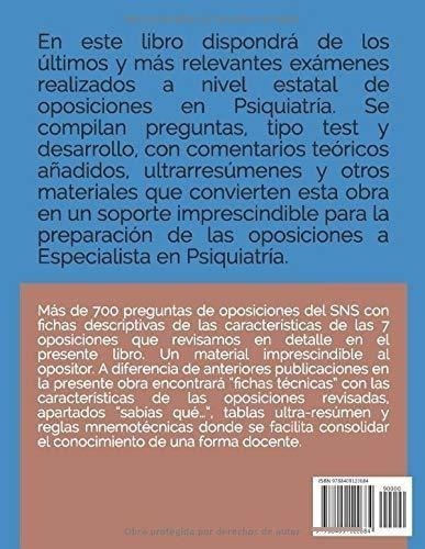 Preguntas Test De Oposiciones En Psiquiatria Y..., De Ballesteros Prados, Alejandro. Editorial Agencia Del Isbn En Español