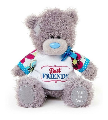 Osito Peluche Gris Tatty Teddy Me To You Best Friends 15 Cm