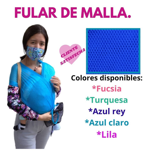 Fular Portabebé Canguro Marsupial Malla S-m-l