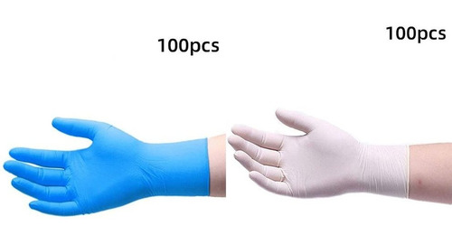 Guantes Desechables De Nitrilo De Examen Médico Guantes De