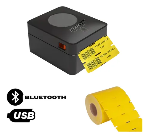 Impressora De Gondola Etiqueta Usb Tt611 + 1 Rolo 1000 Folha Preto 127/220v