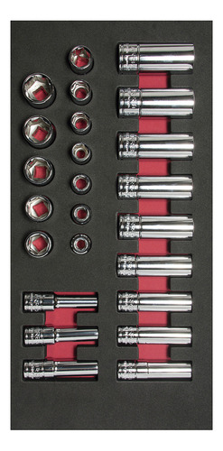 Juegos Dados 3/8 Métricos Cortos & Largos 24 Pzs Urrea