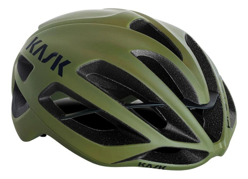 Casco Para Ciclismo De Ruta Kask Protone Icon Color Olive Green Talla M