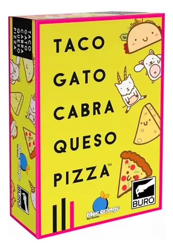 Juego de mesa Taco Gato Cabra Queso Pizza Bureau de Juegos cartas 2-8 jugadores