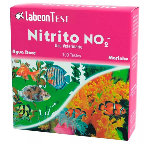 Alcon Labcon Test Nitrito 100 Testes Aquário Doce Marinho