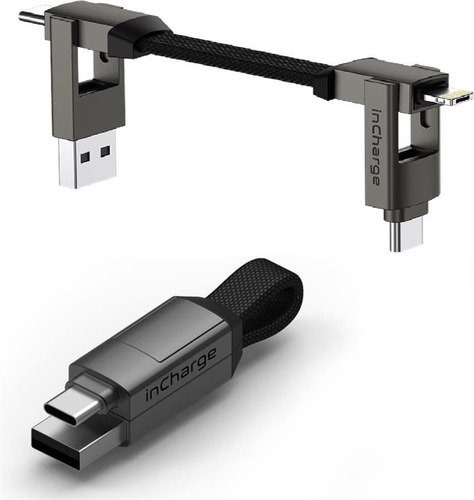 Cable De Carga Y Transferencia Portátil - Gris Mercurio