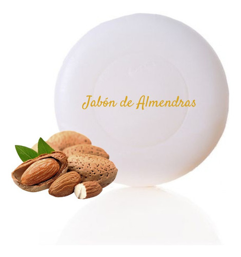 Jabón Natural De Almendras