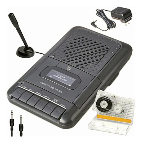 Deluxe Products Portable Cassette Player Tape Recorder.