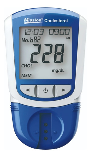 Monitor Medidor Colesterol Mission Perfil Lipídico Completo
