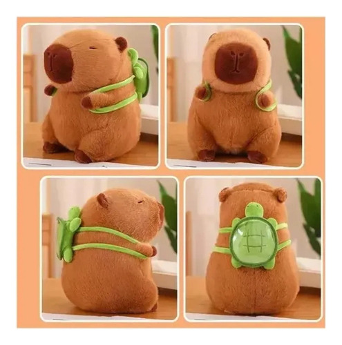 Peluches De Carpincho Y Mochilas De Tortugas Pequeñas