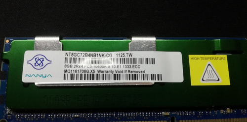 Memoria De Servidor Nanya Nt8gc72b4nb1nk-cg 8 Gb 