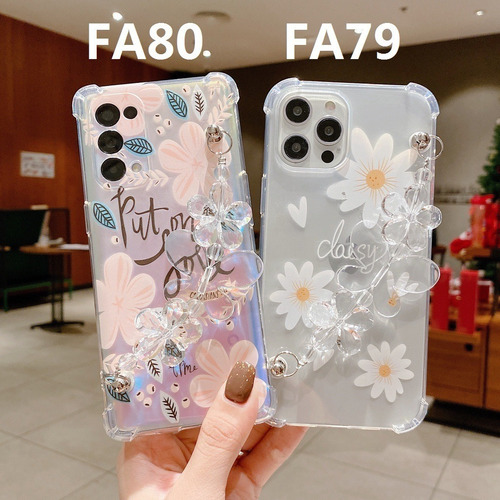 Imagen 2 de 10 de Carcasa Transparente De Protección Con Correa Para Samsung