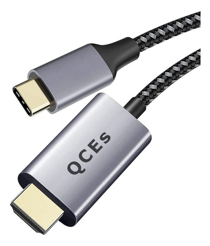 Qces Cable Adaptador Usb C A Hdmi De 6 Pies, Cable Usb Tipo