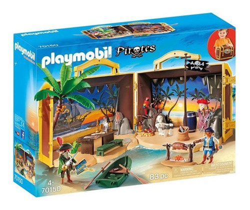 Playmobil 70150 Maletin Isla Pirata Original