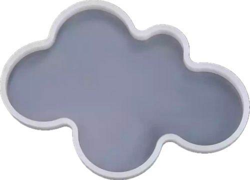 Molde Silicona Nube Centro Mesa Yeso Resina Epoxi 14cm