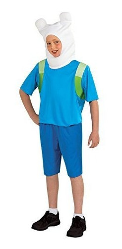 Adventure Time Childs Finn Costume Small