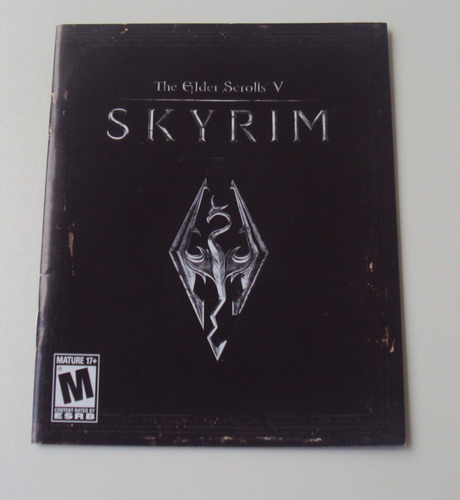 The Elders Scrolls V Skyrim - Manual Original - Ps3