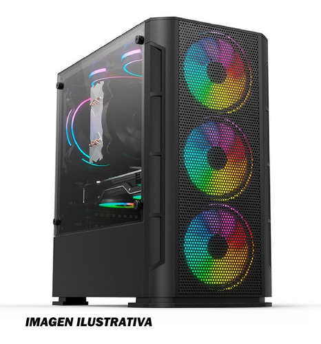 Gabinete Gamer Yeyian Haizen 2500 Micro Atx Argb Sin Fuente