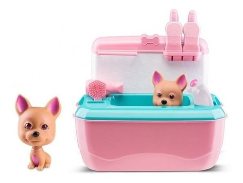 Maleta Pet Shop Infantil Dr Canino Rosa - Roma Brinquedos