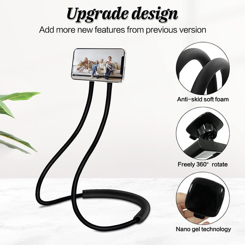 Soporte Para Telefono Con Cuello Negro