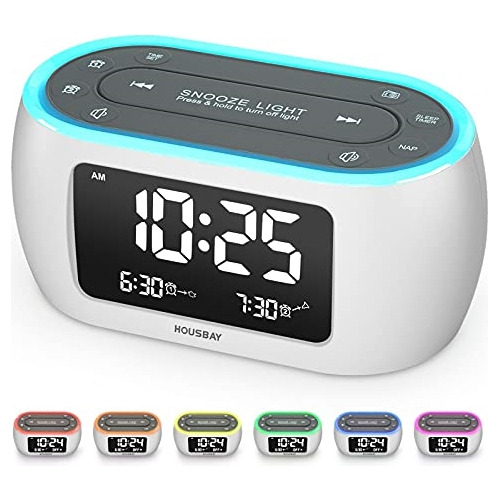 Relojes Despertadores Pequeño Con Luz Para Dormitorio