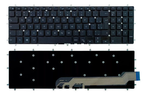 Teclado Para Notebook Dell P75f Compatível Pk131q02a44 Abnt2