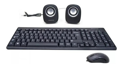 Juego De Teclado Mouse Y Parlantes Usb Nuevos