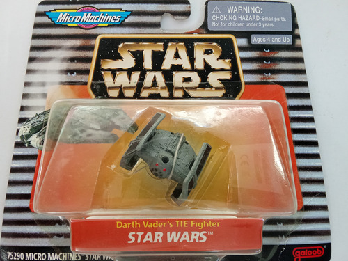 Darth Vaders Tie Fighter - Star Wars Micro Machines (Usado)