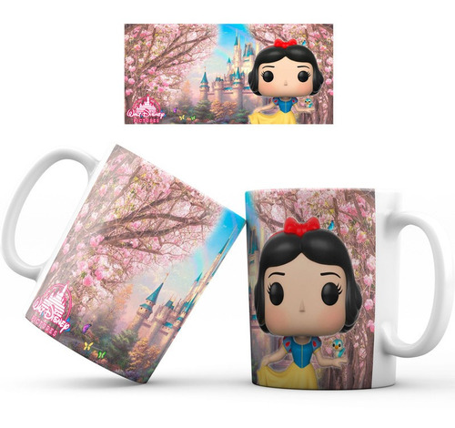 Mug Taza Princesas Disney Funko Pop Regalo 002