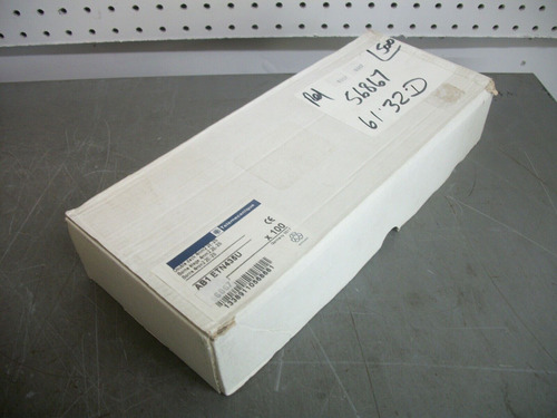 Telemecanique Box Of 100 4mm2 2e-2s Double Deck Terminal Ddl