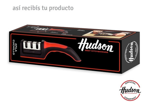 Afilador De Cuchillos 3 Tiempos Hudson Con Mango