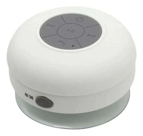 Caixa De Som Bluetooth Resistente A Água Bts-06 - Branco 110v/220v