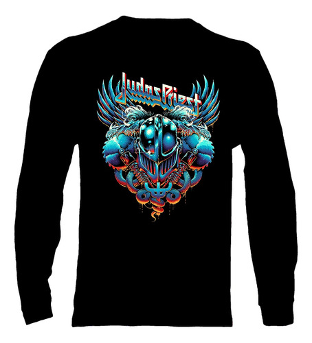 Polera Manga Larga Judas Priest - Ver 14 - Vale Gamess