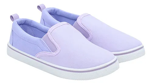 Zapatilla Niña Teen Slip On Lila Corona