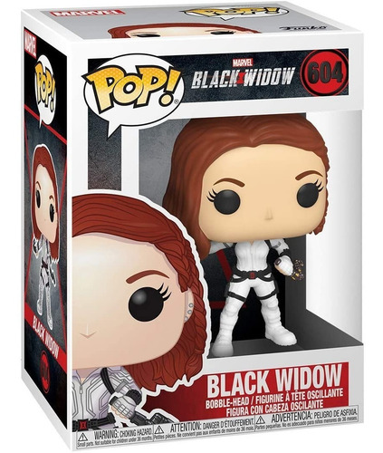 Funko Marvel Black Widow #604 White Suit Traje Blanco