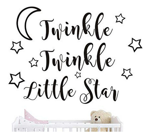 Twinkle Twinkle Little Star - Calcomanía De Vinilo Para Pare