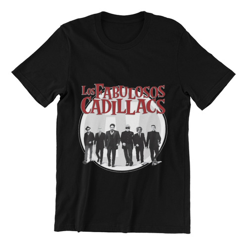 Polera Unisex Fabulosos Cadillacs Banda Estampado Algodon