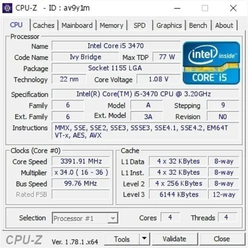 Imagen 3 de 3 de Pc Torre Gamer Core I5 3470 8gb Ram Tarjeta Video Gt1030 2gb