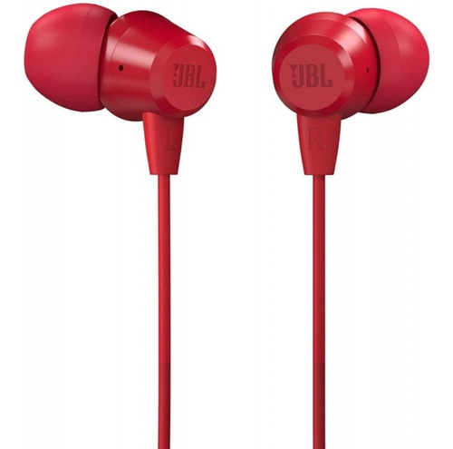 Fone De Ouvido Com Fio Intra-auricular Vermelho Jbl 