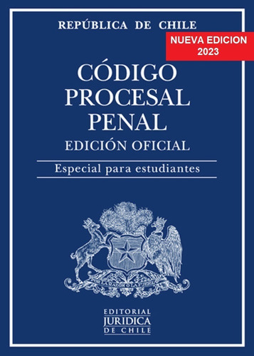 Codigo Procesal Penal Ed. Oficial Especial Para Estudiantes